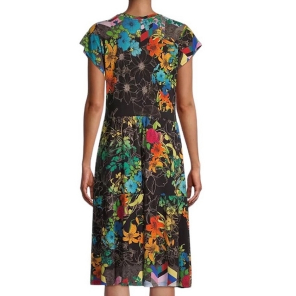 Johnny Was Nero Floral MIDI Dress - Picture 3 of 4